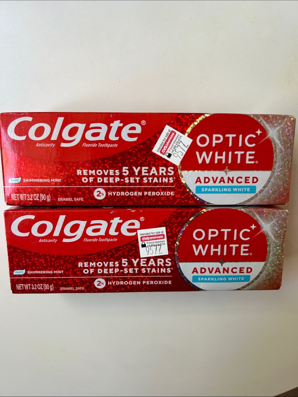 NWT COLGATE Optic White toothpastes
